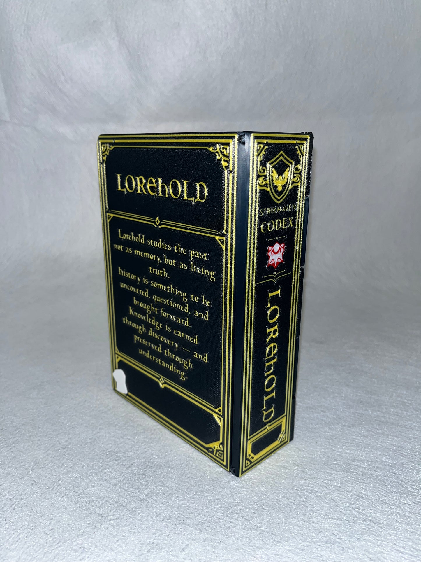 MTG College Book Deck Box (Lorehold)