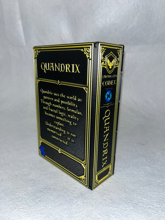 MTG College Book Deck Box (Quandrix)