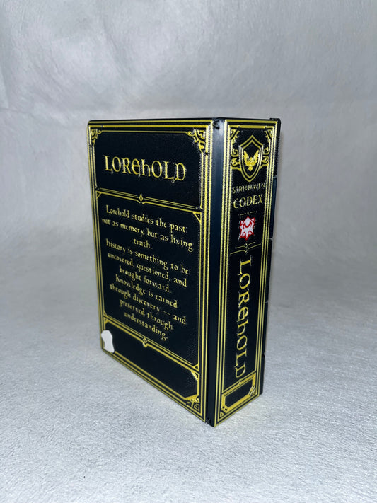 MTG College Book Deck Box (Lorehold)